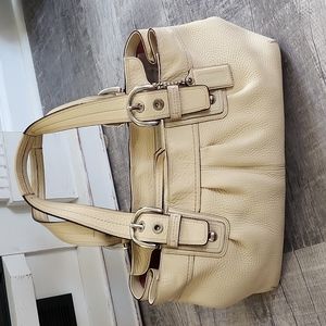 ❤Coach Soho F13732 Pleated Leather Tote Bag